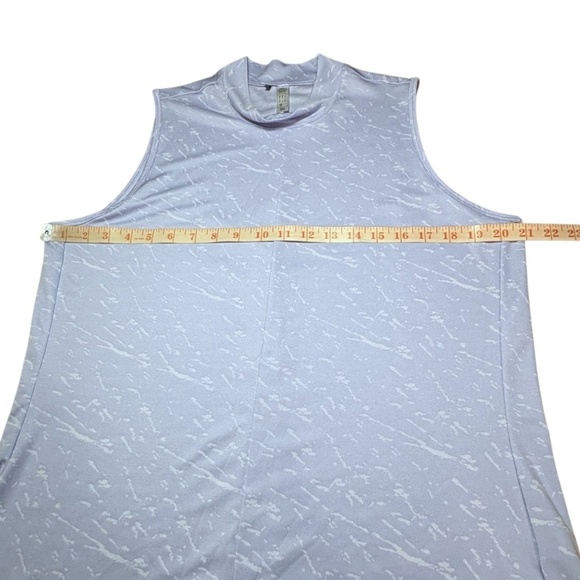 ADIDAS Primeblue Sustainably Made Sleeveless Golf Shirt Mock Neck Design Sz XL - Picture 6 of 11